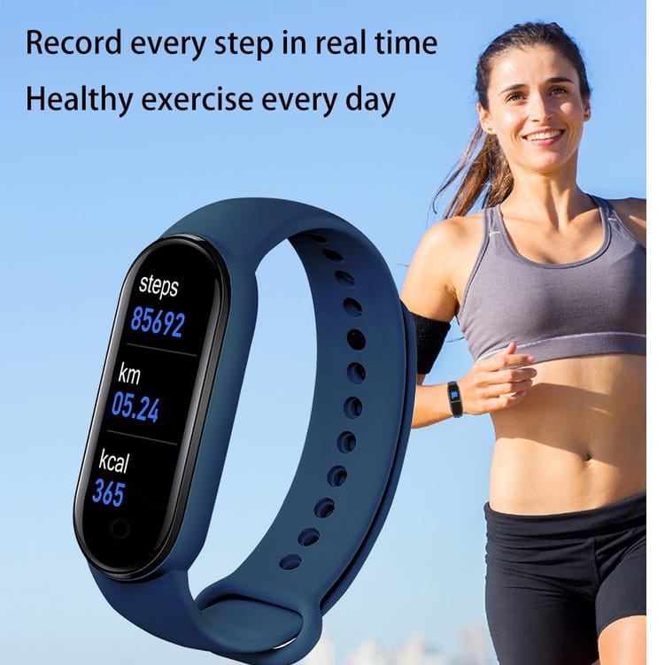 Topsport smartwatch M7 bracelet sport fitness pedometer heart rate waterproof