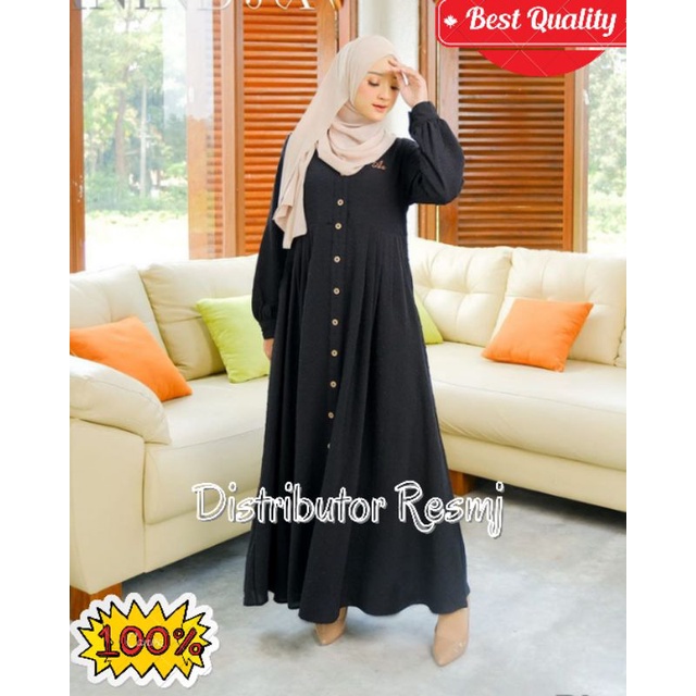 ADEN ANINDYA DRESS POLOS TERBARU/GAMIS PREMIUM LARIS