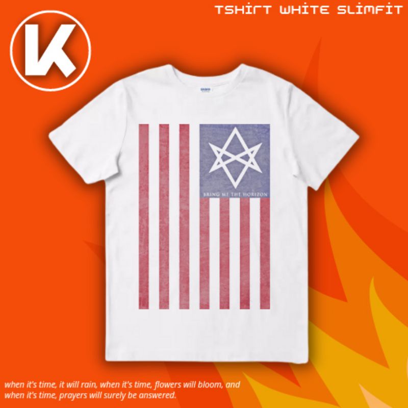 KAOS BAND BRING ME THE HORIZON DROWN FLAG | KAOS | T SHIRT | BRING ME THE HORIZON