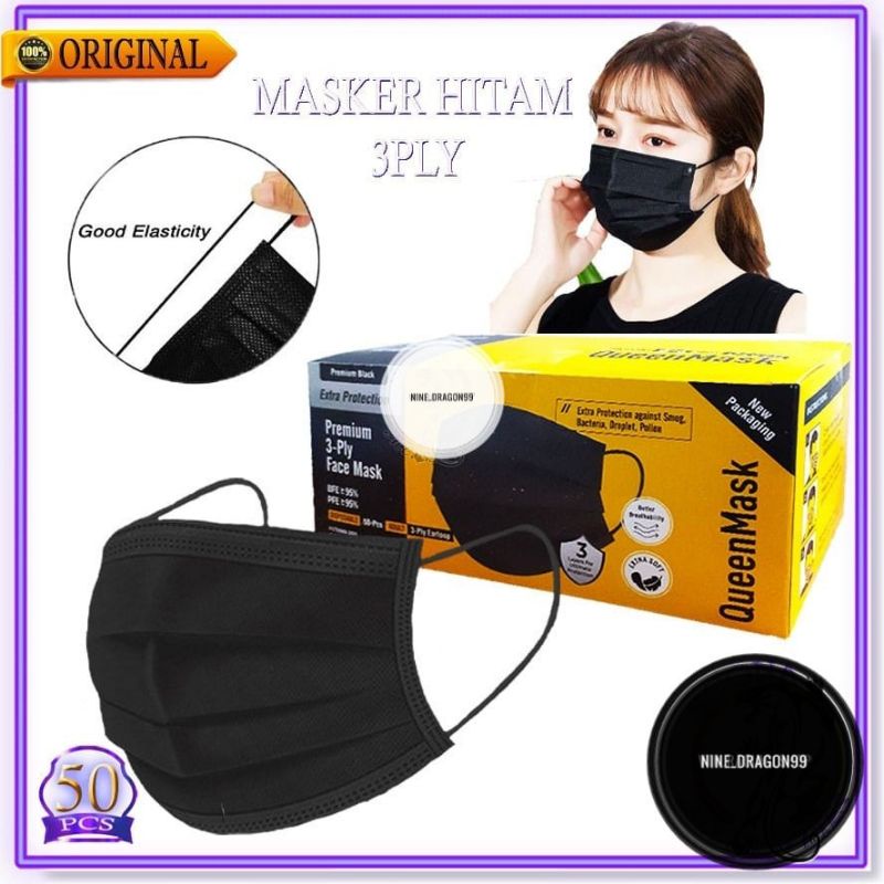 Masker 3 Ply Isi 50 Pcs Masker Earloop Isi 50 Pcs Face Mask Dewasa