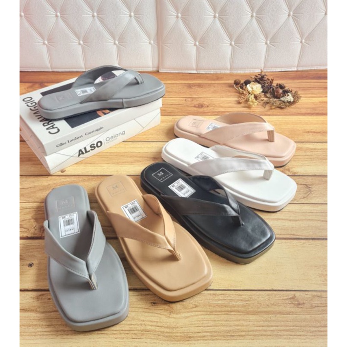 ABBUSHOES Bk 14 flip pop sendal sepon super jepit merryana 3cm