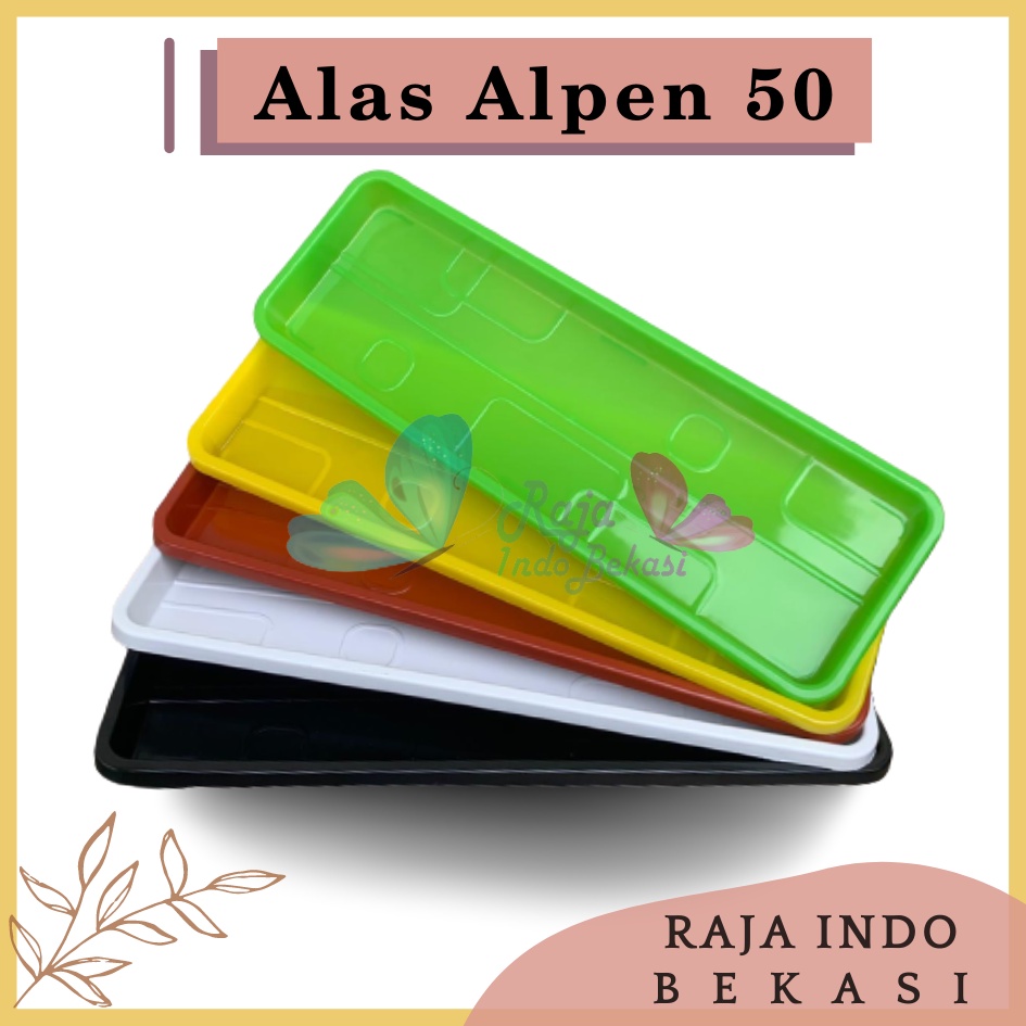 Alas Pot Panjang Alpen 50 Putih Hitam Hijau Coklat Merah Bata Orange Terracotta Terakota Alas Tray Tatakan Pot Bunga Segi Panjang 50cm 60cm 70cm Pot Panjang Highway High Way 55 - Tray Pot Segi Panjang 50 Paket murah isi 1 lusin pot bunga plastik lusinan