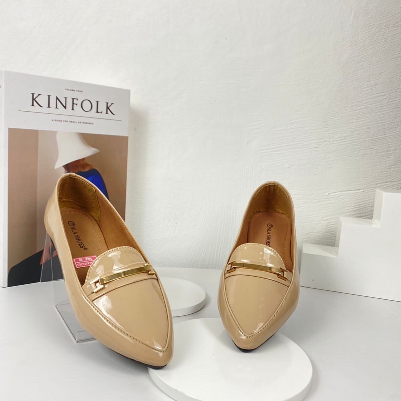 Onlashoes - Flat Shoes Kerja LB31 Sepatu Flat Wanita