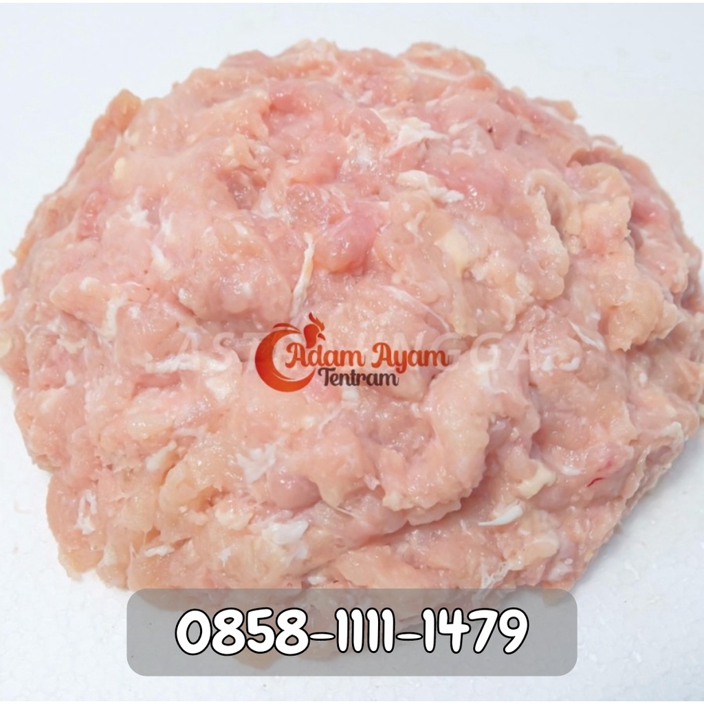 

Daging Dada Ayam Giling Dengan Kulit