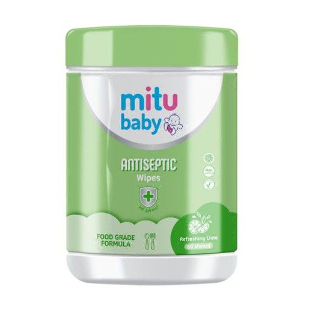 MITU Baby Tissue Bottle Antiseptic - Green 60's