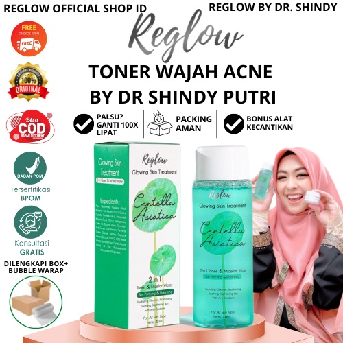 Toner Reglow dr Shindy Skincare Acne Perawatan Penghilang Jerawat Bruntusan Skincare Untuk Kulit Sensitif Berminyak Rglow Original Official Store