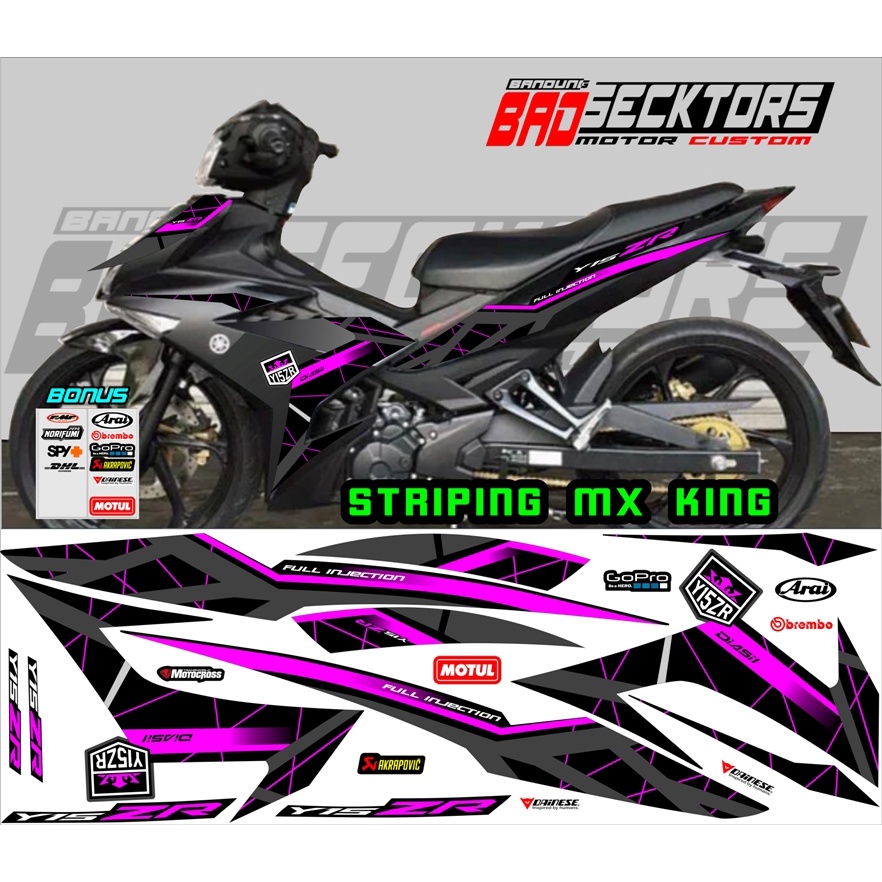 Striping Motif malaysia mx king 150 / sniper/exciter