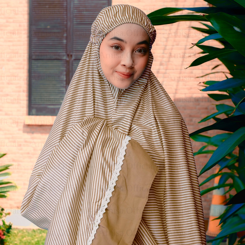 Mukena Dewasa LUNA SALUR Jumbo Renda ARNISA