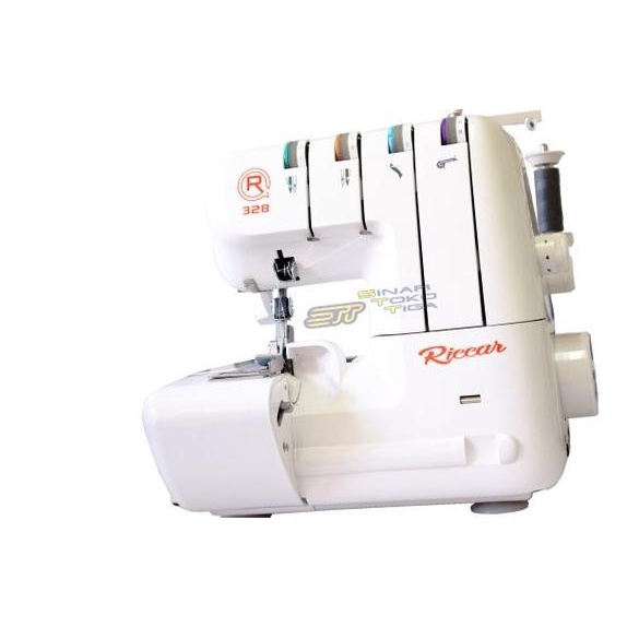 Mesin Jahit Obras Pemula Portable Riccar 328 Portable Neci
