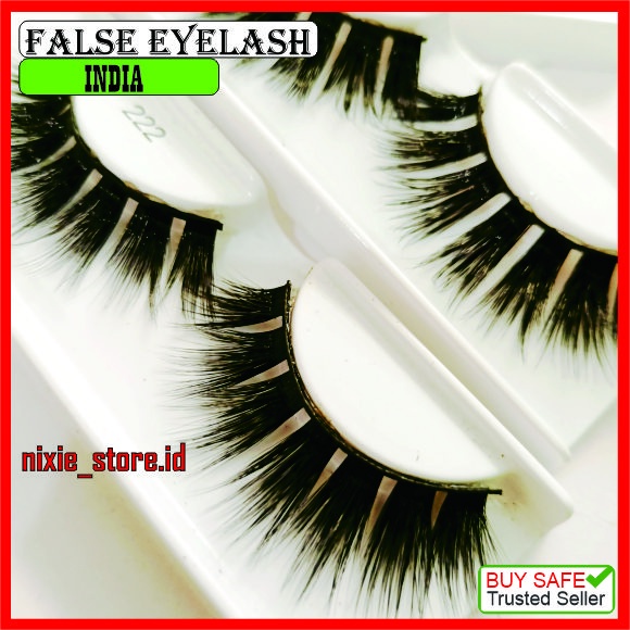 Bulu mata Fake Eyelash Palsu MINK INDIA Lembut DRAMATIS TEBAL HALUS Premium Bagus Murah Kualitas Export