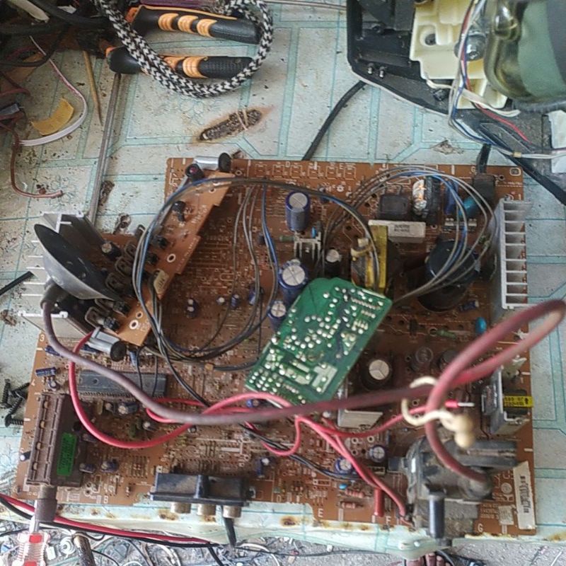 mesin tv LG flad 21inch