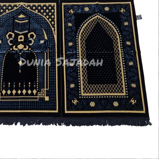 Sajadah Turkey Tebal Hitam / Sajadah Turki Hitam / Sajadah Besar Hitam