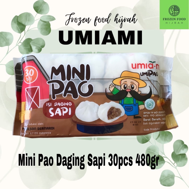 

UMIAMI MINIPAO DAGING SAPI 30PCS 480GR