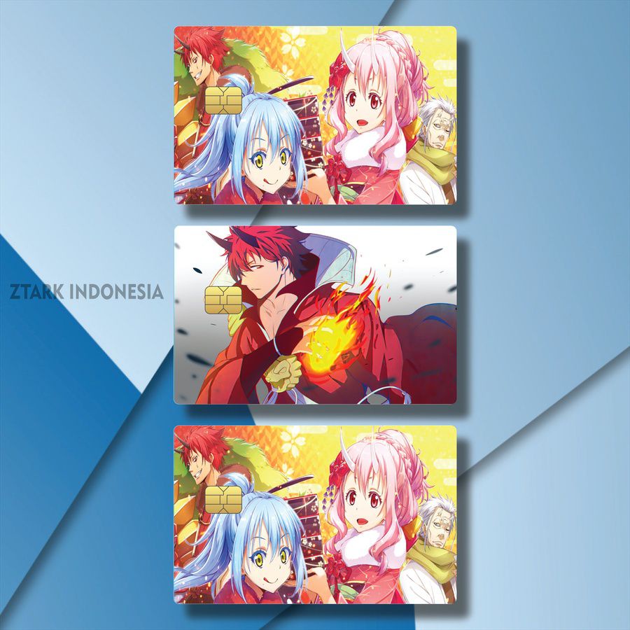 21-23 COVER ATM CARD ANIME TENSEI SHITARA SLIME DATTA KEN NGHDG/XJ7AD/ SKIN FLAZZ ANIME TENSEI SHITA