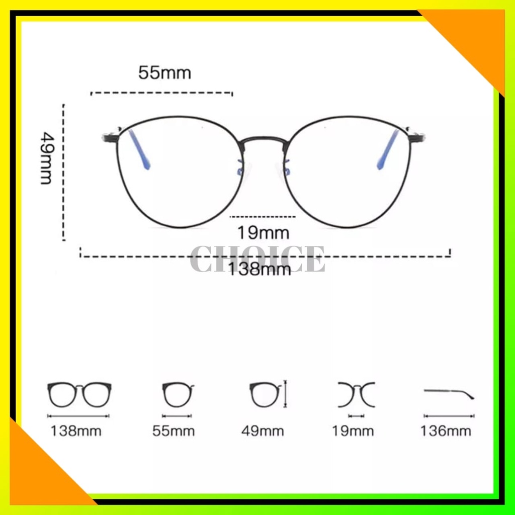 Kacamata Photocromic Korea KM295 Anti Radiasi 2 In 1 Potokromik Photochromic Pria Wanita Fotocromic Potocromic Import Real Pict