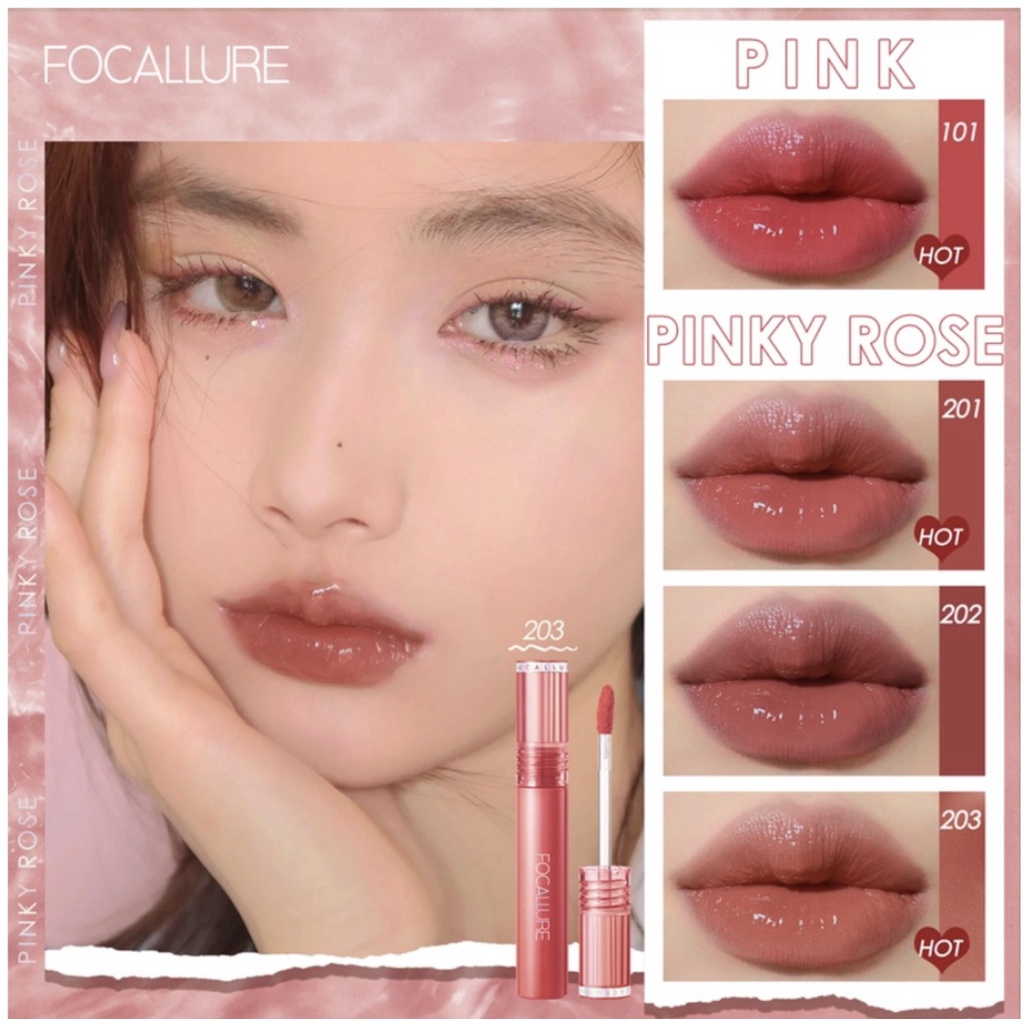 FOCALLURE Super Glossy Tint FA208 | Lip Gloss | Lip Clear | Lip Tint