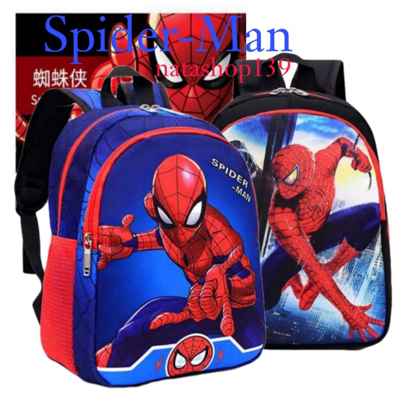 Hot Sale Tas Sekolah TK SD Anak Laki-Laki Perempuan Tas Ransel Marvel Superhero