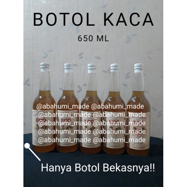 Botol Kaca 650ml Bekas Sirup