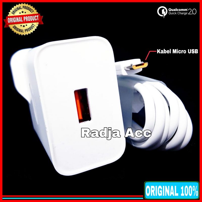 Charger Realme C25Y ORIGINAL 100% Fast Charging 18 Watt Micro USB