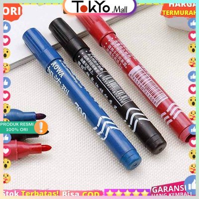 

Spidol Permanen Board Marker Spidol Permanent Pulpen Papan Alat Tulis Hitam Biru Merah
