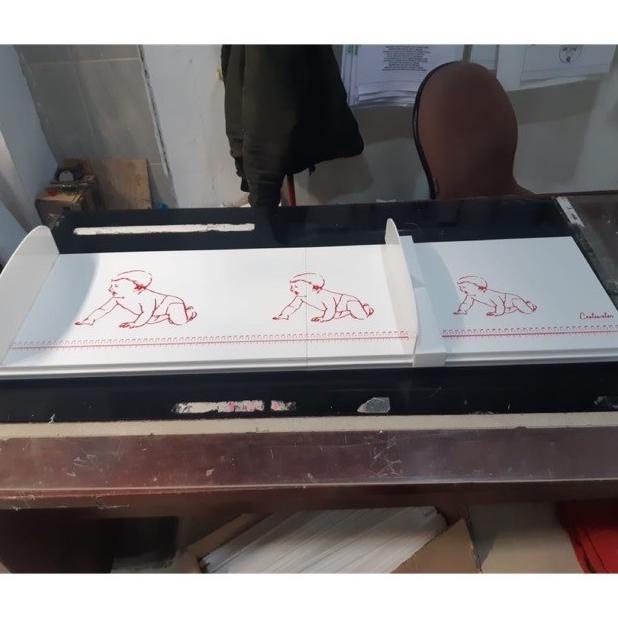 Infantometer Pengukur Panjang Bayi Akrilik 100cm