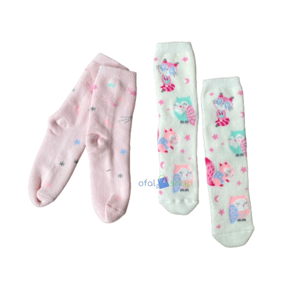 3 pcs Kaos kaki anak PAUD &amp; TK / kaos kaki anak motif boneka / kaos kaki lucu