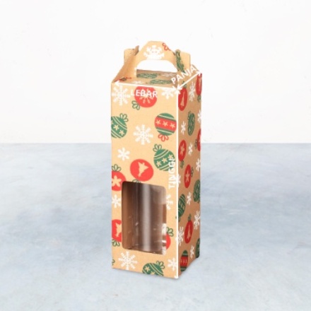 

KARDUS BOTOL 1L NATAL BOX 1 LITER JINJING PACKAGING BOTTLE DUS TUMBLR TENTENG CHRISTMAS ISI 10PCS