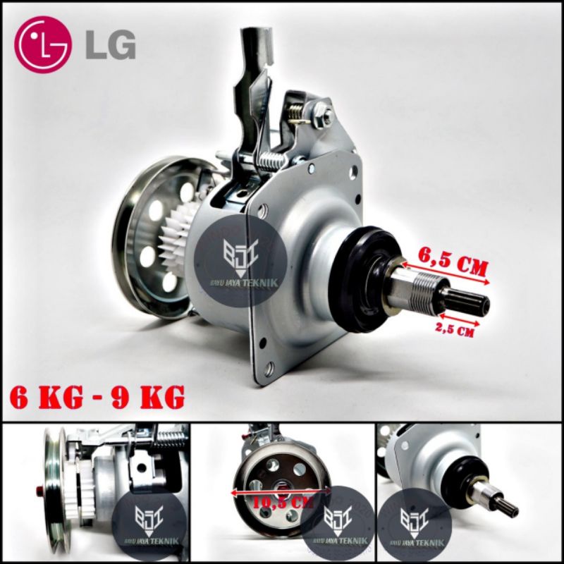 GEAR BOX Mesin Cuci 1 Tabung LG Gear 2 Gigi 11Z