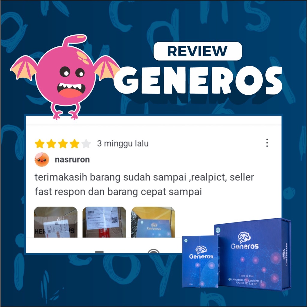 Paket 5 Box - Madu Generos Multivitamin Nutrisi Otak Anak Tuntaskan Speech Delay / Autis/ Tingkatkan Kecerdasan Daya Ingat Cegah Kepikunan