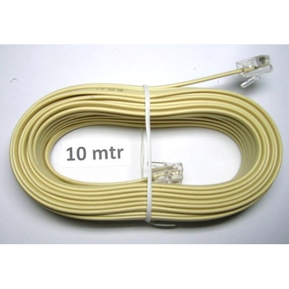 Kabel line telpon 10mtr +rj 11
