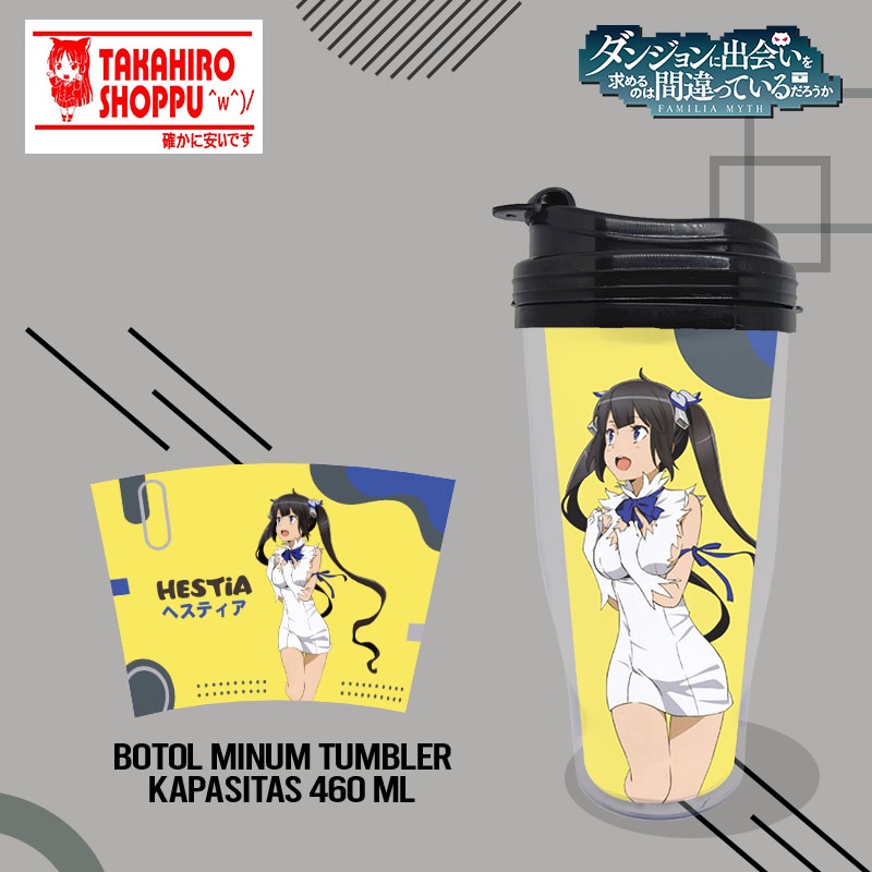BOTOL MINUM TUMBLER DANMACHI HESTIA