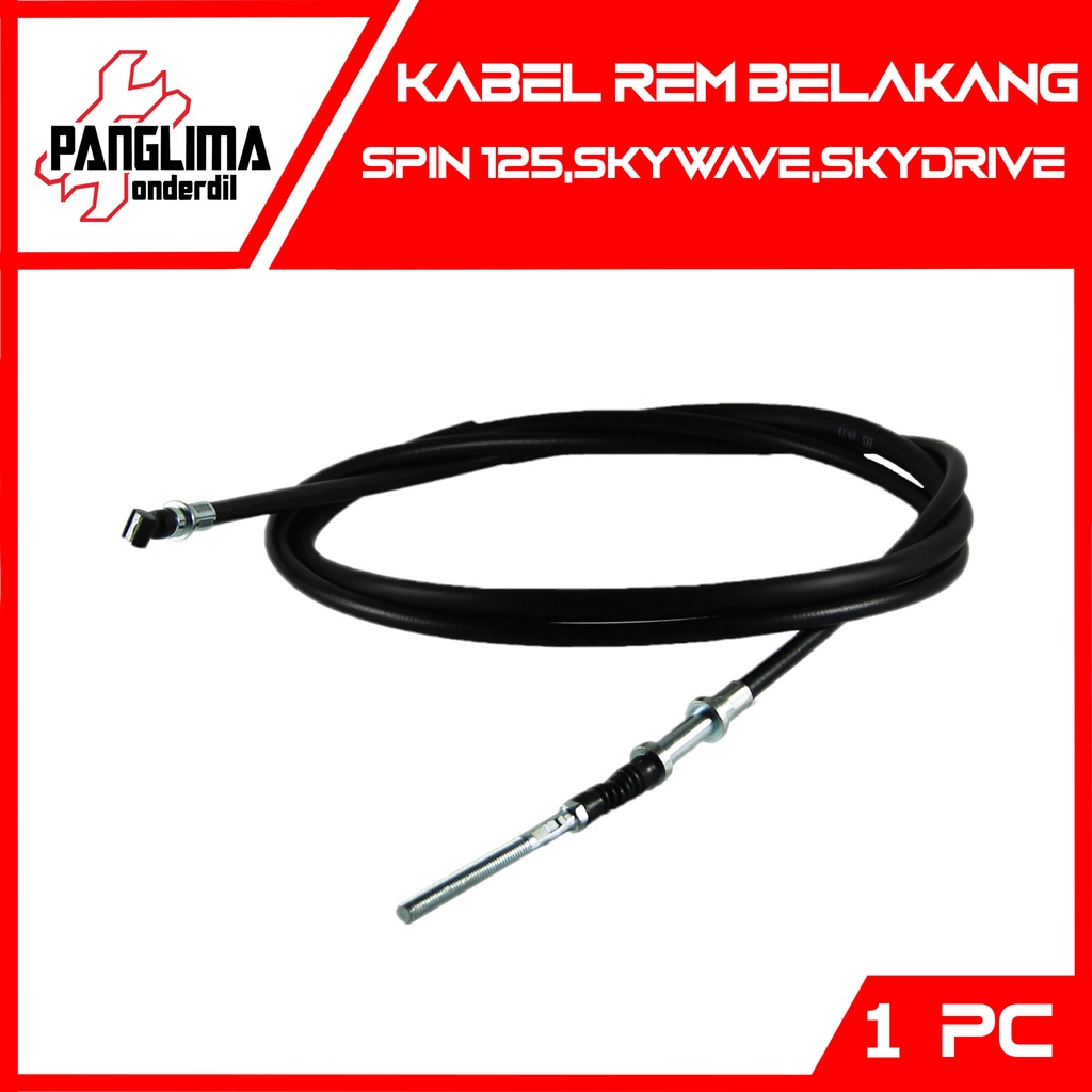 Kabel Rem Belakang-Kanan Spin 125 &amp; Skywave-Skywife-Skywive &amp; Skydrive Tali Kawat Brake