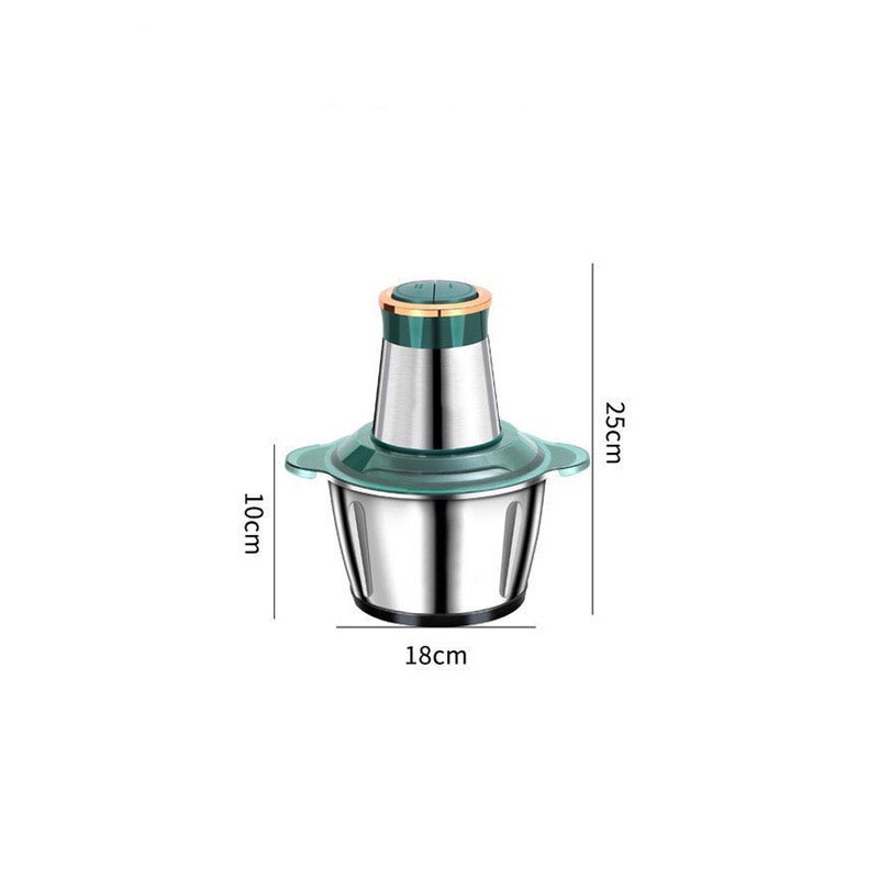 Blender Daging Stainless 2L /Daging Penggiling Meat /Blender Elektrik Stainless Steel Chopper Grinder
