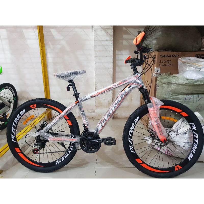 Sepeda Gunung / Sepeda MTB 26 inch PLATINUM ( VELG TINGGI )