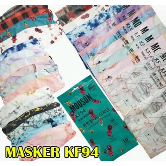 Masker KF94 protective Mask C-care/masker kf94 korea import