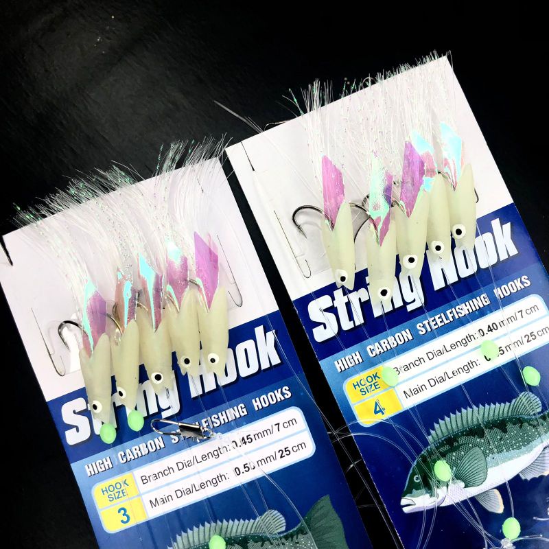 Hook Carbon Umpan Kail Sabiki Hook Steelfishing