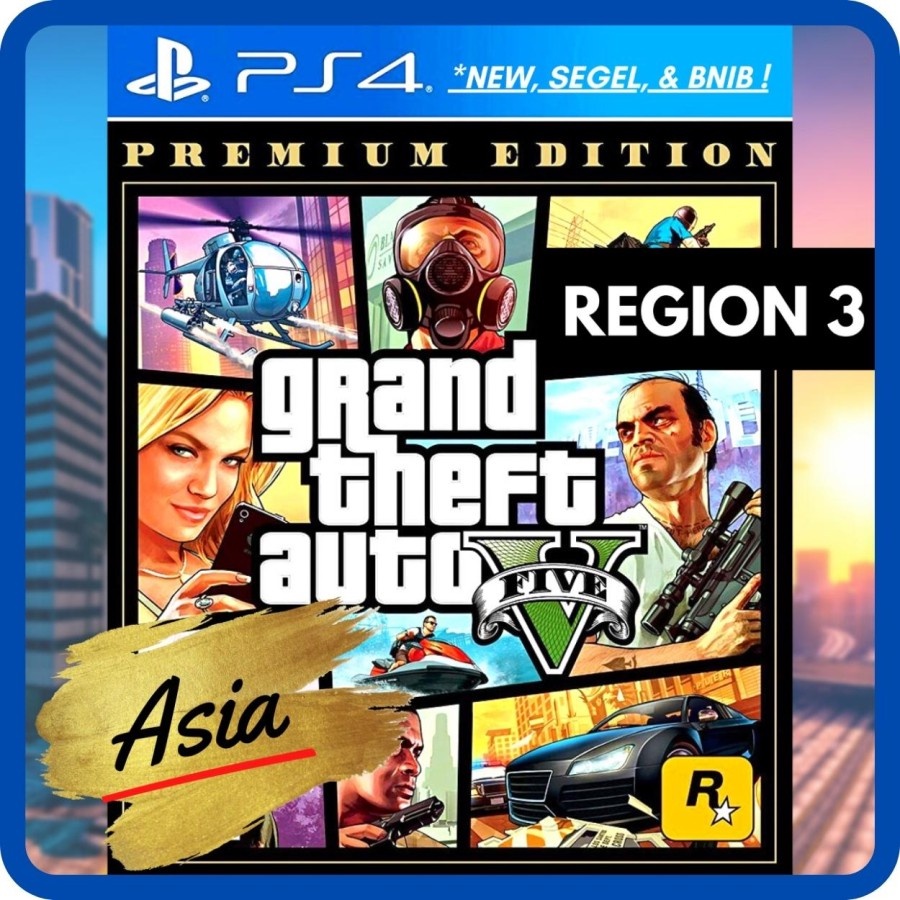 ⭐ GRAND THEFT AUTO™ V ⭐ for PS4™ | kaset bd dvd cd game ps4 playstation4 ps playstation 4 grand thef