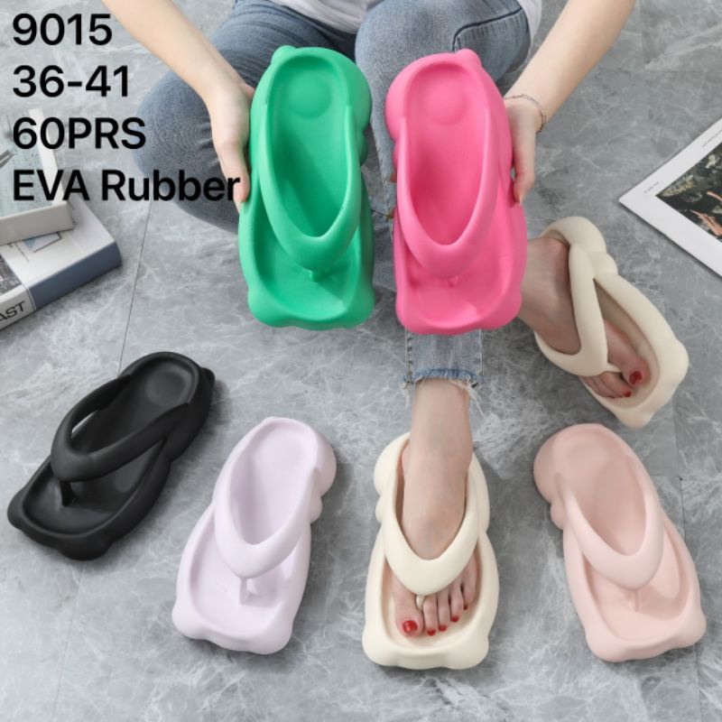 sandal balance 9015 sandal jepit karet polos wanita import
