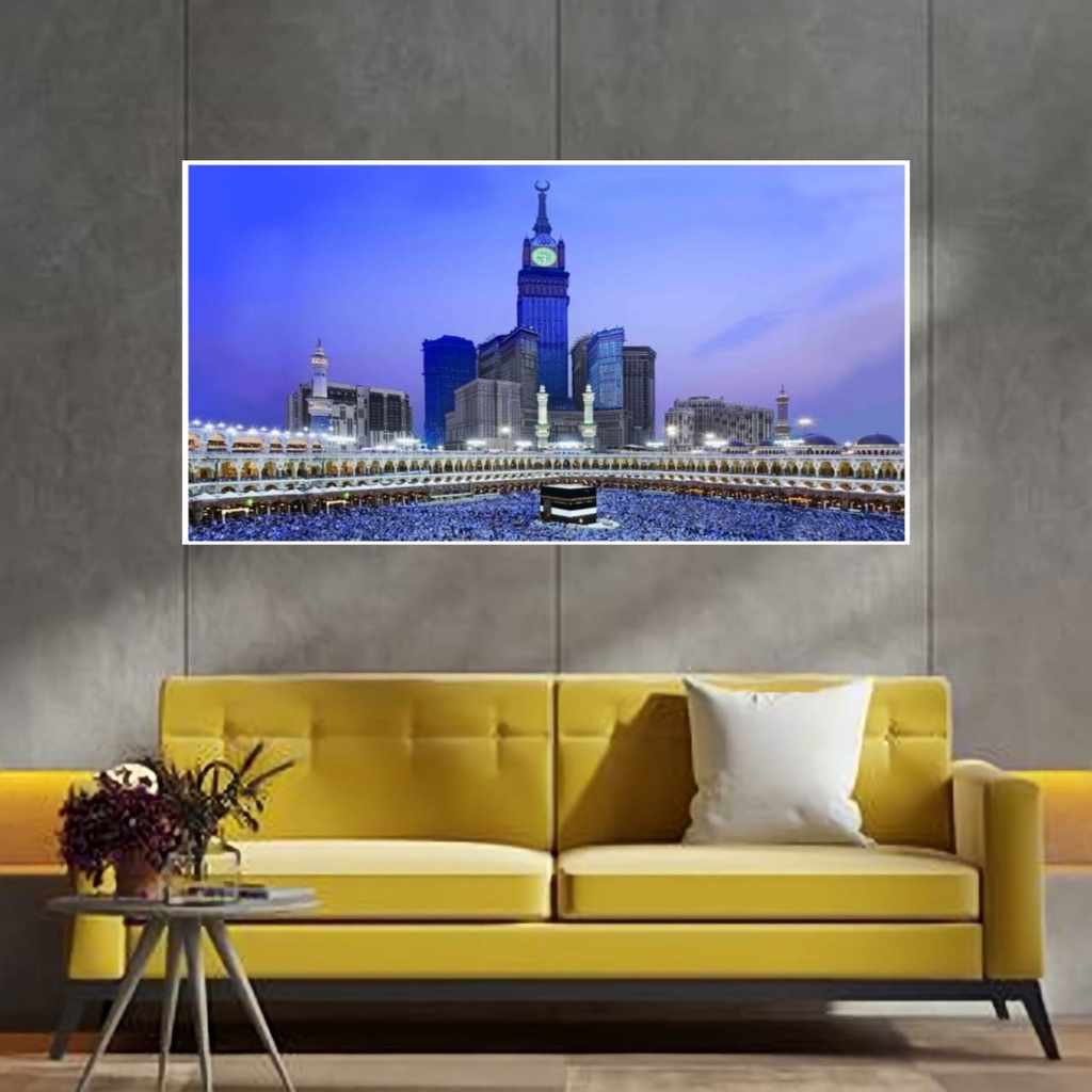 WALL DECOR POSTER GAMBAR KABAH MEKAH MADINAH UKURAN XTRA BESAR XTRA JUMBO BEST SELLER