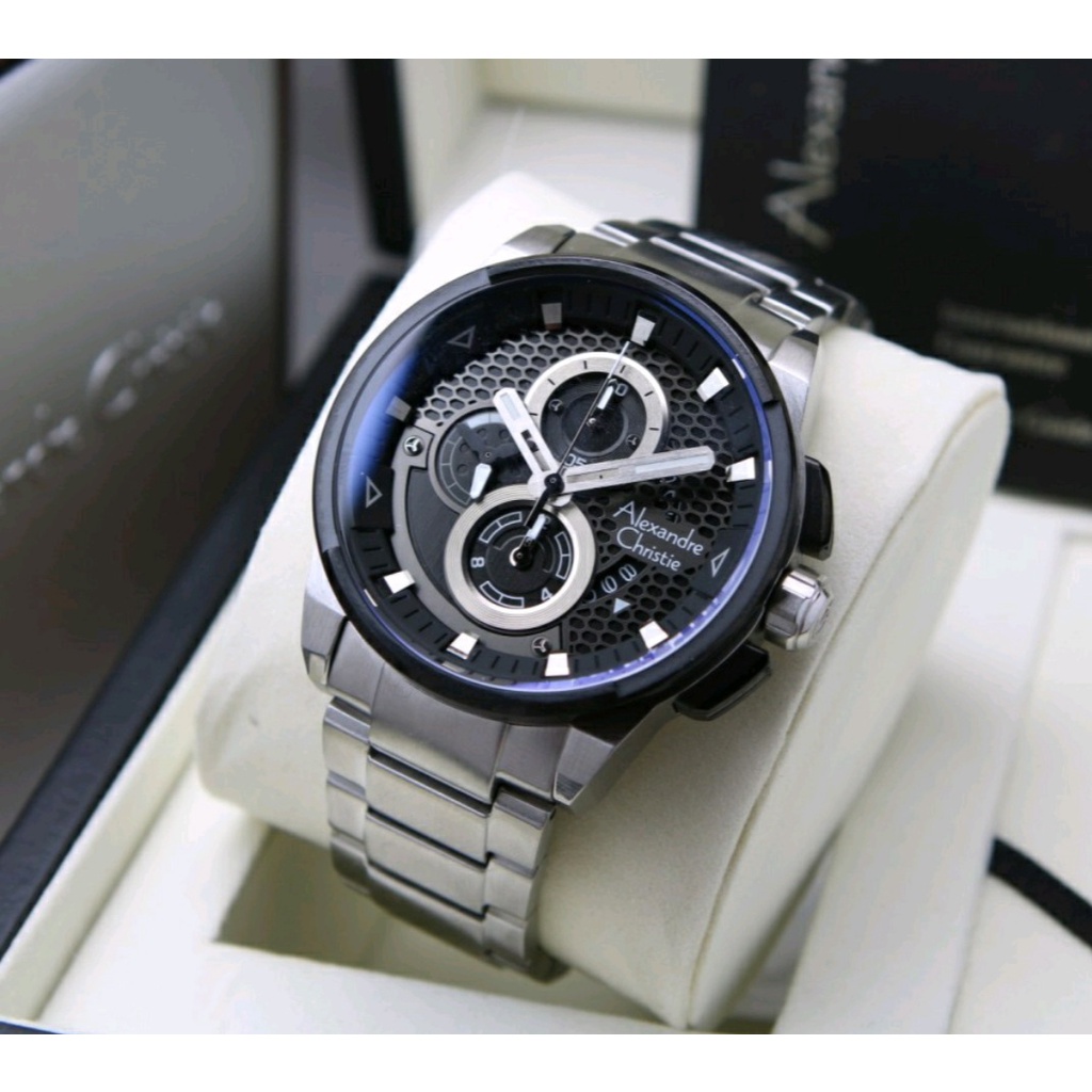 Alexandre Christie Ac6618 Jam Tangan Pria Original Garansi Resmi 1 Tahun.