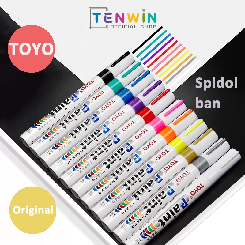 

Spidol ban paint marker mobil motor /Permanent Marker TOYO original -Tenwin