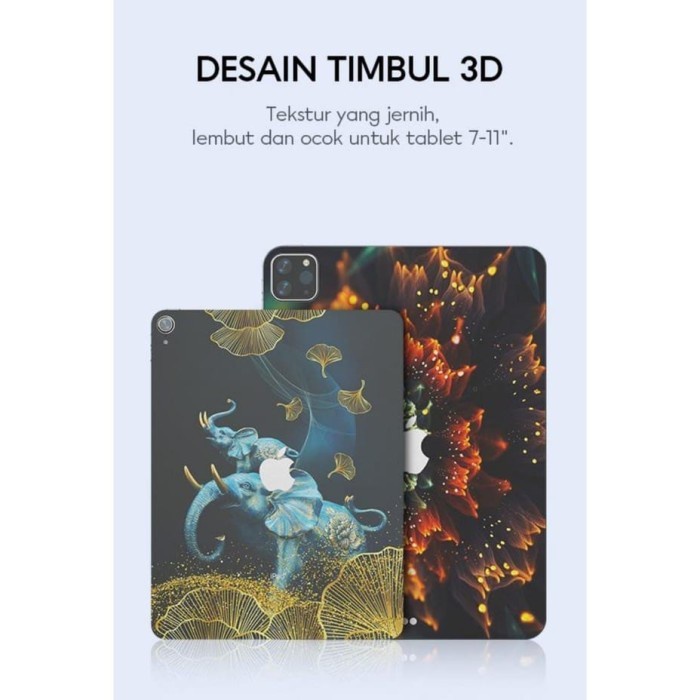 VIVAN Back Sticker 3D Realme Pad Mini 8.7 Anti Sidik Jari Tablet Back Film Hydrogel