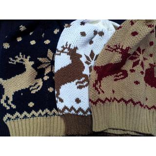 [PREMIUM] BEANIE HAT KUPLUK RAJUT DEWASA TEBAL MOTIF SNOW DEER