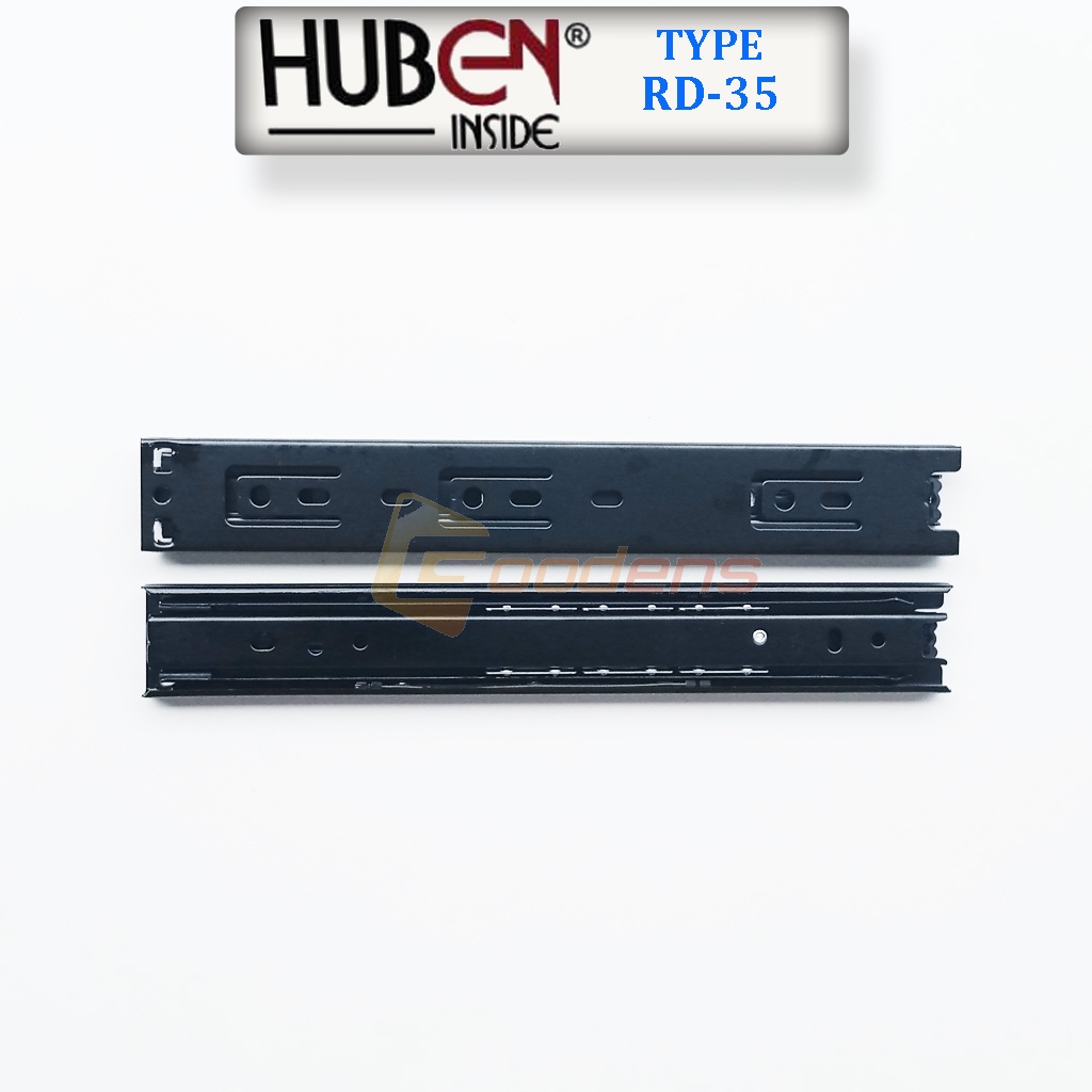 Lenaga RD-35 50cm Rel Laci Full Extension Double Track