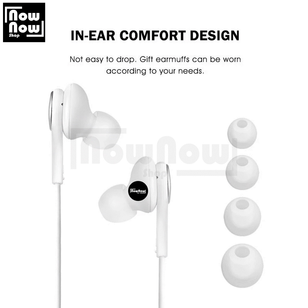 Headset Earphone Handsfree HF Samsung Galaxy AKG Stereo EO-IG955 S8 S8+ S9 S9+ S10 S10+ Note 8 9 10 11 Plus Handset Hansfree Earbud Strong Super Bass Universal Jack Audio 3.5 mm A52 A51 A52s 5G A21 A21s A31 A32 A71 A72 A11 A12 M11 M21 M21s M31 M31s M51