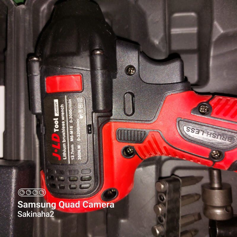 Alat buka mur dan baut jld 2 baterai 350nm