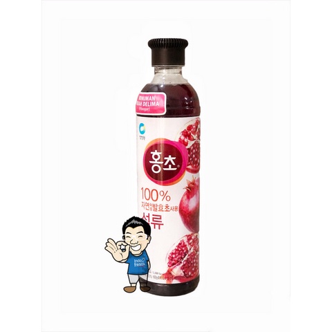 

O'Food Daesang Pomegranate Vinegar Drink - Minuman Cuka Buah Delima 900ml- Hong cho