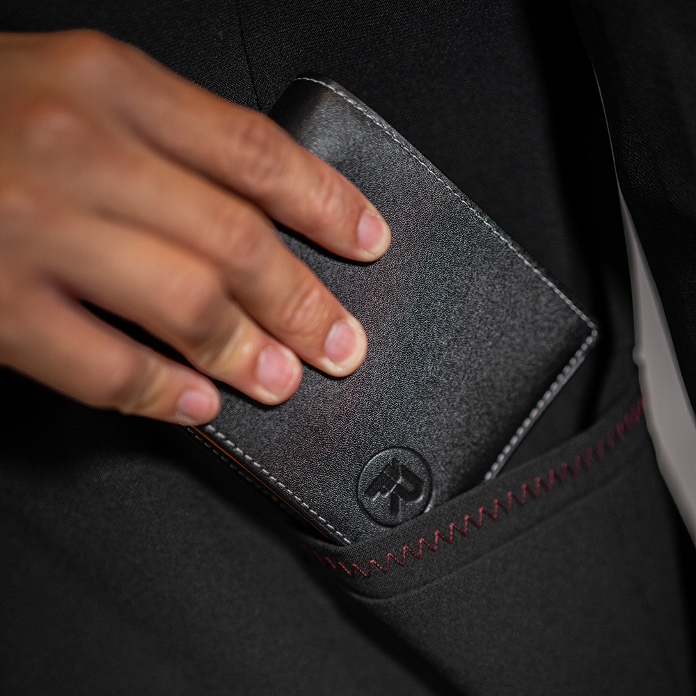 JFR Fashion Dompet Pria Bahan Kulit Asli JS-06 Tekstur Nafa Pori-4