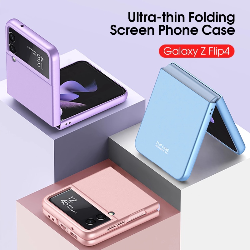 Casing Hard Case Lipat Ultra Tipis Shockproof Untuk Samsung Galaxy Z Flip 4