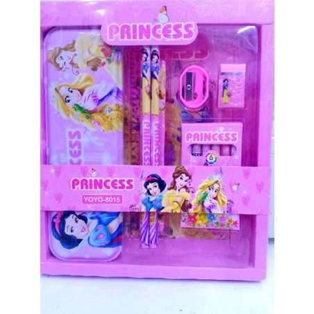 

RESTOCK Kotak pensil set crayon / Alat tulis sekolah / stationary set / ATK karakter / pony /Spiderman / princess / minion ❀ 856